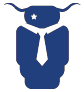 Bull Icon with tie for lonestar ssc corporate tournaments dallas tx
