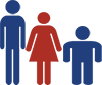 various sized human silhouettes for adult co-ed fort worth bowling leagues
