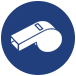 whistle icon for adult co-ed carrolton cornhole tournament